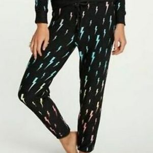Chaser 
Ombré Rainbow Lightning Bolt Joggers NEW